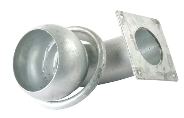 Möscha - 6123090Z - Außengewinde 6" Mit Vierkantflansch 90°