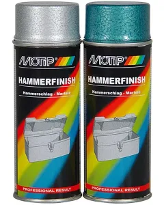 Motip - 04014 - Hammerschlagfarbe Grau, 400 ml