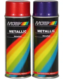Motip - 04045 - Metallicfarbe Rot, 400 ml