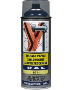 Motip - 07005 - RAL 5011 Acryl-Spruehdose Stahlblau