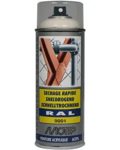 Motip - 07045 - RAL 9001 Spruehcreme