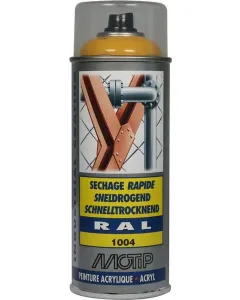 Motip - 07072 - RAL 1004 Acrylspray Goldgelb