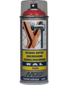 Motip - 07090 - RAL 3000 Acrylspray Leuchtrot