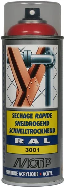 Motip - 07102 - RAL 3001 Spruehsignalrot