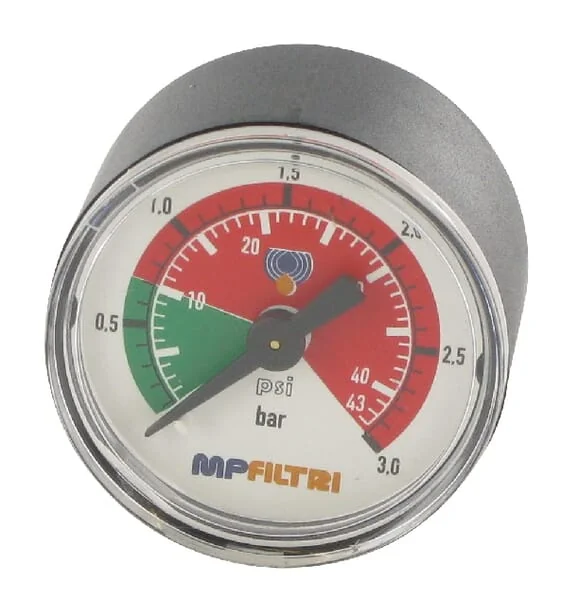 MP Filtri - MP9VTP01 - Visuelles Manometer 1/8 Hinten MPS