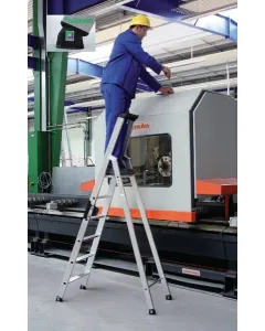 Munk - 40105GST - Trittleiter 1x5 Sprossen