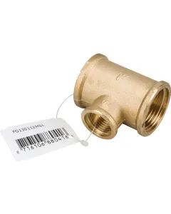 MZ - FG130112MSL - Messing-T-Stueck 3XF 1"x1/2"x1"