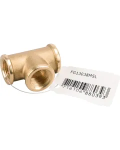 MZ - FG13038MSL - Messing-T-Stueck 3XF 3/8"