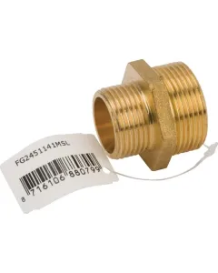 Mz - FG2451141MSL - Nippel 2xbu 1 1/4" x 1", Fittings, Messingfittings, Gewindefittings
