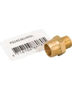 MZ - FG2453814MSL - Messing-Nippel 2x M 3/8" x 1/4"