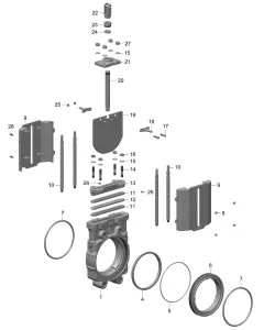 MZ - FGZO0100150008 - Manschette mit Dichtungen für Ventil ab April 2021
