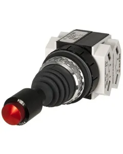 New Elfin - 030MTTNB - Joystick, 2-Stellung, 2 Rueckstellfeder, mit Verriegelung, 2 Oeffner + 2 Schliesser