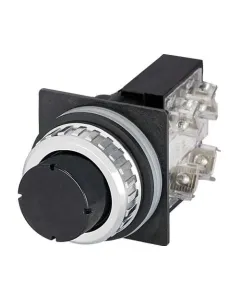 New Elfin - 030RRNF1 - Drucktaster, mit Schutzhaube, Schwarz