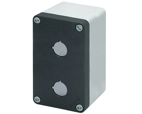 New Elfin - 040C08148P2 - Aluminium-Drucktastenbox