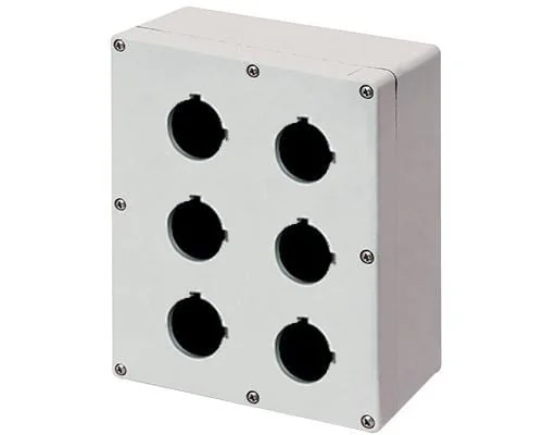 New Elfin - 040C17201ES6 - Aluminium-Drucktastenkasten