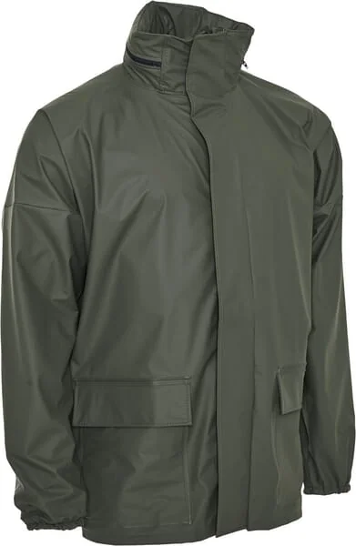 Non Branded - 076300001L - Regenjacke Oliv L