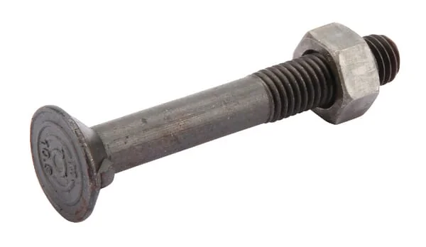 Non Branded - 12851092N - Fluegelschraube Und Mutter M12x85, 2 Traeger DIN11014 Kl. 10.9