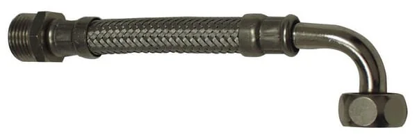 Non Branded - 1614065015 - Anschlusschlauch 1/2"x1/2" 90° 15cm
