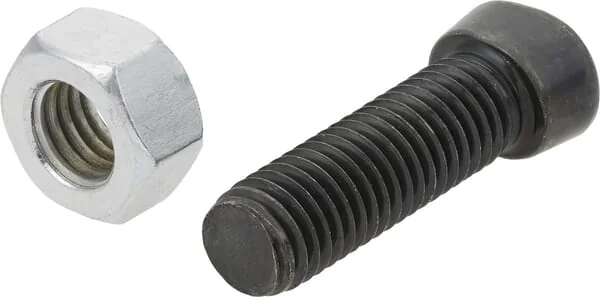 Non Branded - 27004115N - Flachkopfschrauben Mit Kegelkopf Und Muttern