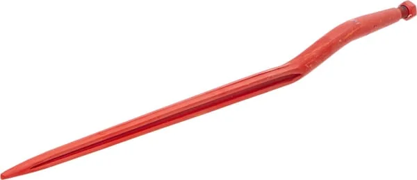 Non Branded - 28601501Z - Silagezinke, Abgewinkelt: 58mm Doppel-T-Profil 36x915mm, Spitze Mit M22x1,5mm Mutter, Rot