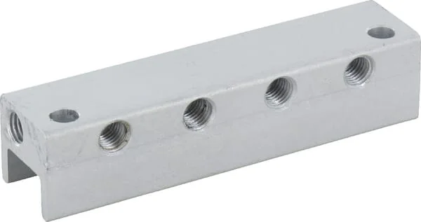 Non Branded - 3700MFD04X - Verteilerblock 4-Fach 5/16 UNF