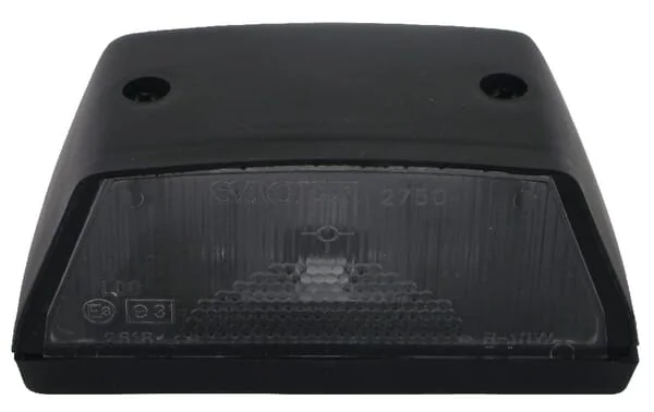 Non Branded - 488490 - Kennzeichenleuchte, Rechteckig, Weiss, Aufgeschraubt, 107x55x57mm – Hinten