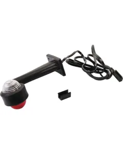 Non Branded - 6SL0084L0175 - Umrissleuchte Links LED Rund 24V Rot/Transparent Aufschraubbar