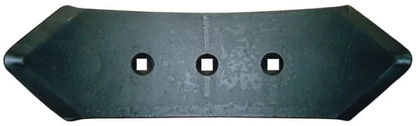 Non Branded - CP4922 - Kultivatorspitze 420x120x10 mm, Zweiseitig, Gekrümmt, 3 Löcher, Geeignet Für Dalbo