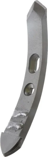 Non Branded - CP781CN - Kultivatorspitze 310x40x20mm, Gehaertet, Gebogen, 2-Loch