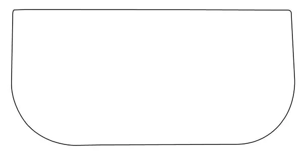 Non Branded - D30164 - Frontscheibe Unten