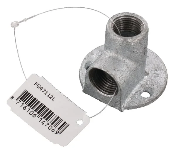 Non Branded - FG47112L - Wandanschluss 90° Innengewinde Verz. 1/2