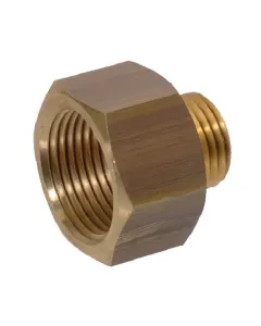 Non Branded - I00092 - Reduzieradapter Aussengewinde/Innengewinde Messing 1/2 14NPTF-M16x1.5