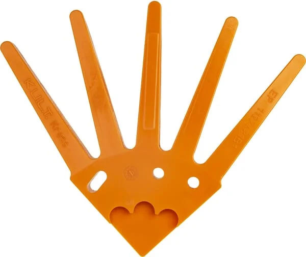Non Branded - KFH212 - Finger-Jätescheibe 1/4 Teil, Mini-Maxi 540mm Orange, Weich