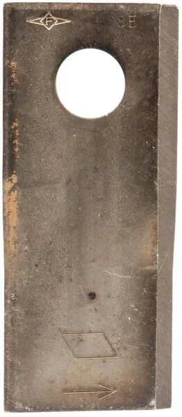 Non Branded - KM13800061N - Maehwerk-Messer Links 114x48x4mm, Bohrung Diameter 19mm; Geeignet Fuer Vicon