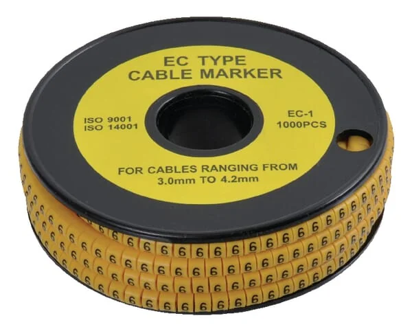 Non Branded - LA75356 - Kabelcodierung 6 Rolle 1000 Stueck