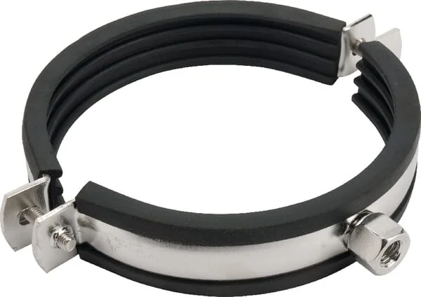 Non Branded - RS244125RVS - Rohrschelle Weiblich Edelstahl SS 121-127mm