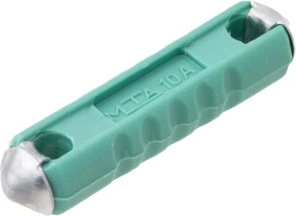Non Branded - SI12010 - Sicherung Torpedo 10A Laenge 25mm Gruen Packung 100x