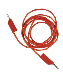 Non Branded - SML200RN - Kabel 2x Stecker 4mm Rot 2m