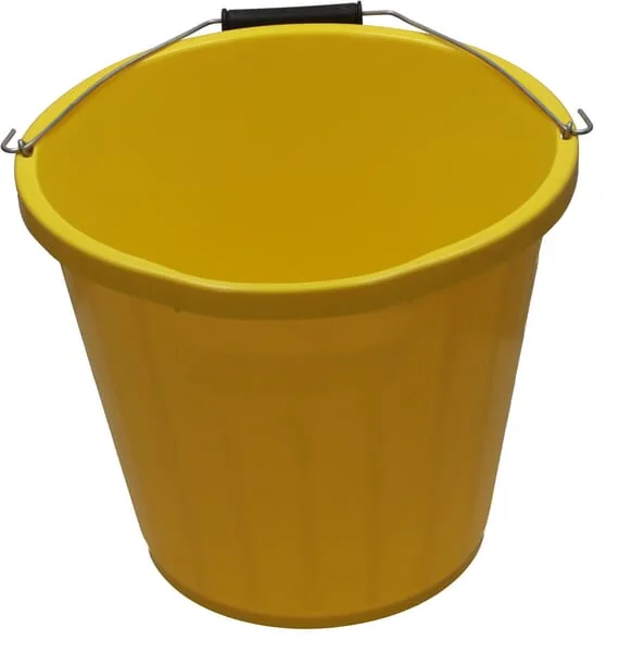Non Branded - TO6200 - Eimer 13.6l, Kunststoff, Gelb