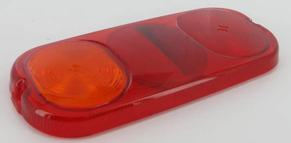 Non Branded - TOR029599 - Leuchtlinse, Orange/Rot, Rechteckig 200x92mm LH/RH/Hinten