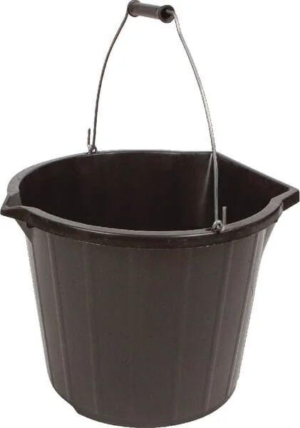 Non Branded - TZ6200 - Industrieeimer 14 L, Schwarz