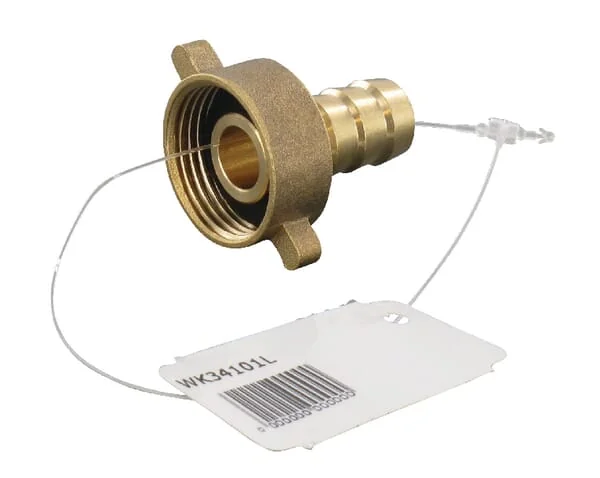 Non Branded - WK34101L - Schlauchansatz 1/2" Mit Schraubkappe 3/4" Weiblich