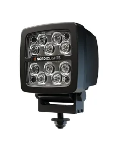 Nordic Lights - 984801B - Arbeitsleuchte LED, 42W, 400lm, Quadratisch, 12/24V, Blau, Aufschraubbar, Deutsch 2-Polig, Spot, 10 LEDs, Scorpius 400 Blue Nordic Lights