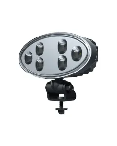 Nordic Lights - 985407B - Arbeitsleuchte LED, 32W, 3500lm, Oval, 12/24V, Weiss, Aufschraubbar, Schwenkbarer Kopf, 180x126x72mm, Deutsch 2-Polig, Flood, 6 LEDs, Sato 725 Nordic Lights