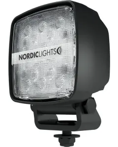 Nordic Lights - LAKL1401 - Arbeitsscheinwerfer LED, 42W, 3200lm, Quadratisch, 12/24V, Transparent, Schraubbefestigung, 110x74x137mm, Deutsch 2-Polig, Flood, 10 LEDs, KL 1401 Nordic Lights