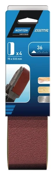Norton - 63642570454 - Schleifband 75x533mm K50