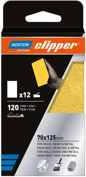 Norton - 66261131059 - Schleifpapier 70x125mm K120