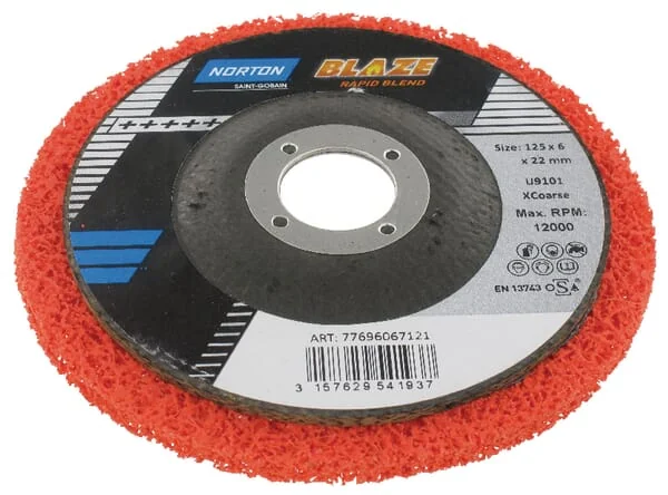 Norton - 67121 - Blaze Rapid Strip Scheibe 125X6