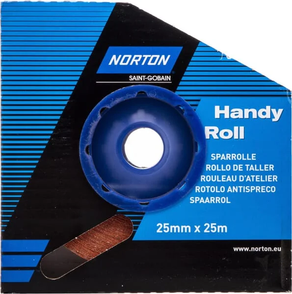 Norton - PP35007 - Schmirgelleinen 25 m x 25 mm K150