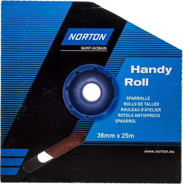 Norton - PP35008 - Schmirgelleinen 25 m x 38 mm K50
